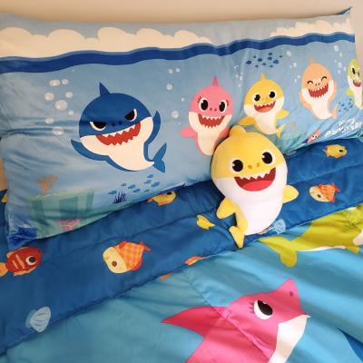 baby shark singing pillow
