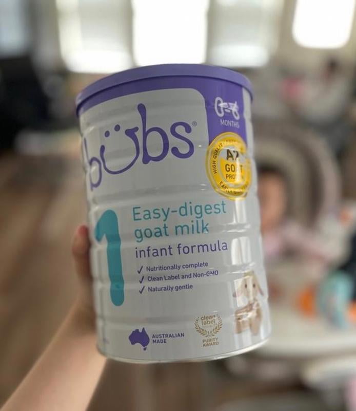 【新品】Bubsウシ 未開封 STEP1 0〜6ヶ月 Bubs Supreme™ Infant Formula Stage 1, 800g (0-6 Months