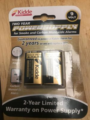 8x Heitech Longlife Alkaline Smoke Alarm Batteries 9 Volt E-Block 4x 2er-Pack