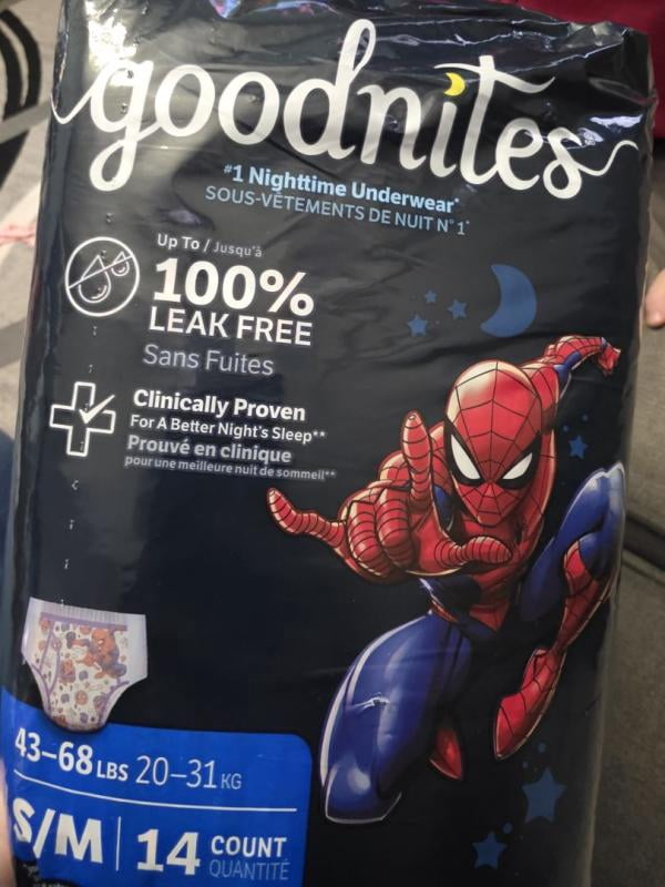 Customer reviews for Goodnites Boys Absorbent Disposable Nighttime