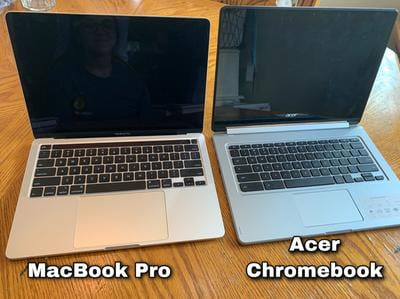 Acer R13 Mediatek 2-in-1 Touch 4GB/64GB Chromebook, 13.3