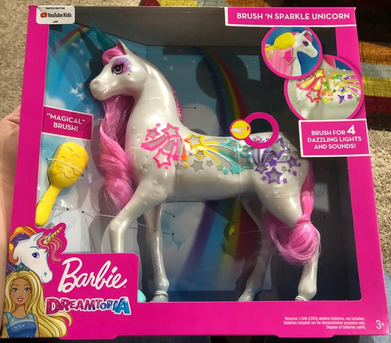 barbie sparkle unicorn