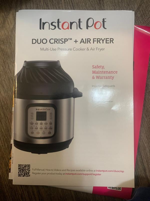 Instant Pot 8 Qt. Silver Duo Crisp Air Fryer with EPC Combo 140