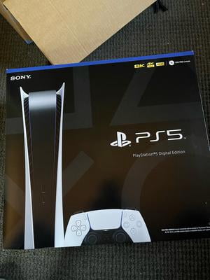 PlayStation, PlayStation 5 Digital Console, 825GB SSD, White