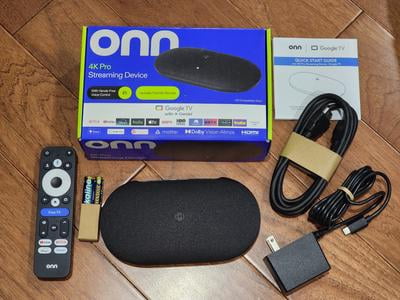 onn 4K Pro Streaming Device, Google TV with Gemini (NEW 2026 Model