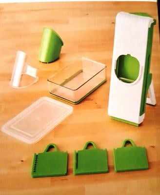 Mainstays 8pc Safe Mandoline Slicer High-Quality Multi-function