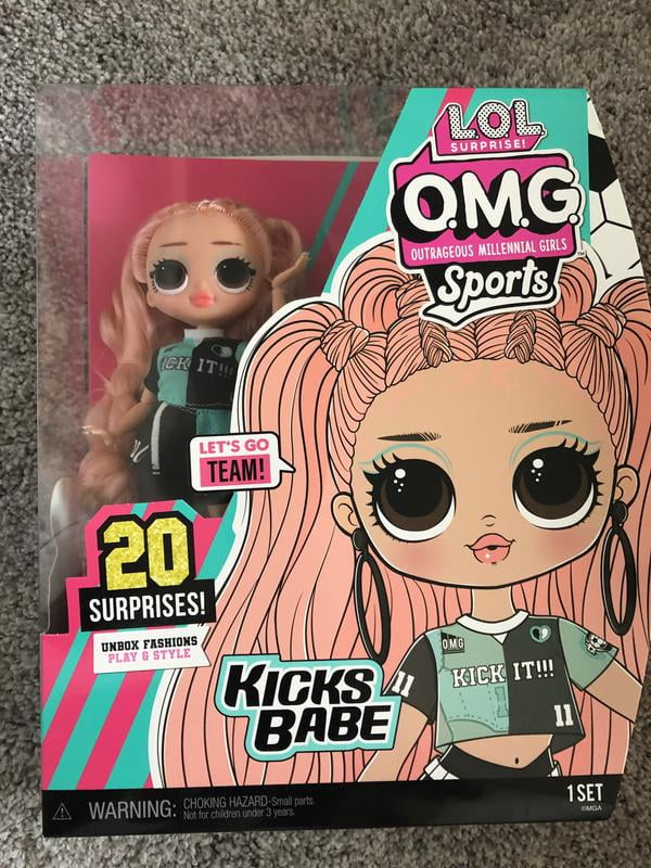 2種 LOL OMG スポーツ Kicks Babe  Sparkle Star Amazon.com: L.O.L. Surprise! LOL Surprise OMG Sports Fashion