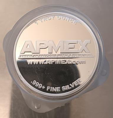 APMEX 1 oz Silver Bullion Rounds, .999 Fine, Lot of 20, American