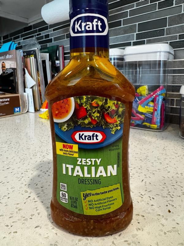 Customer reviews for Kraft Zesty Italian Dressing, 8 fl oz Bottle