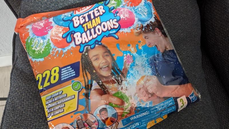 Nerf Better Than Balloons - 228 Bombes à Eau - Remplissage Rapide, éclatent En Un Seul Morceau