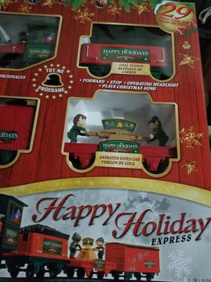 happy holiday express train walmart