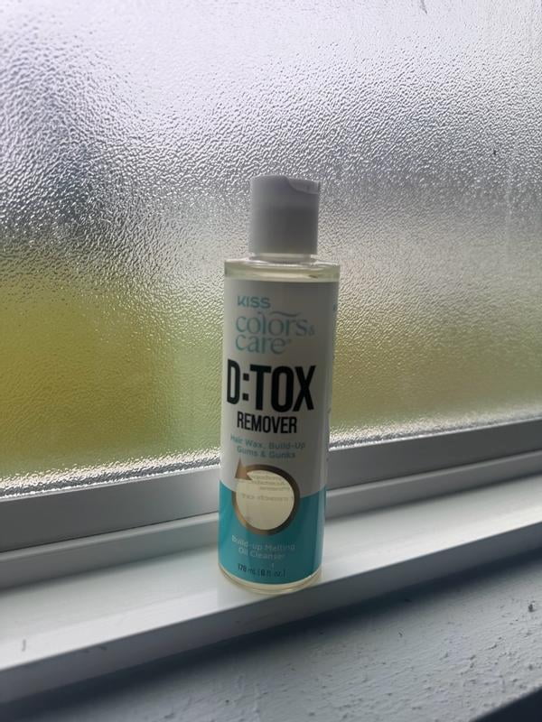 Kiss Colors & Care D:TOX Hair Detox Remover, Build-Up Melting Oil