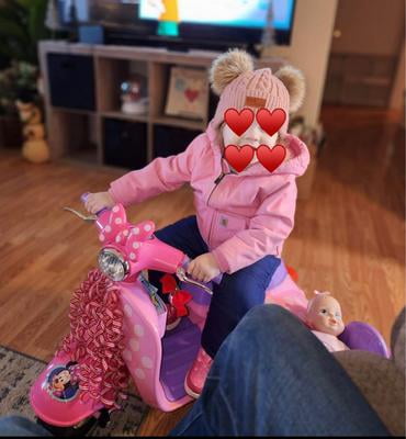 Minnie mouse happy helpers sidecar scooter hot sale