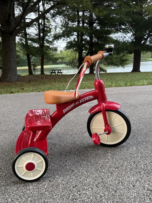 Radio Flyer Classic Double Deck Trike with Steel Frame for Ages