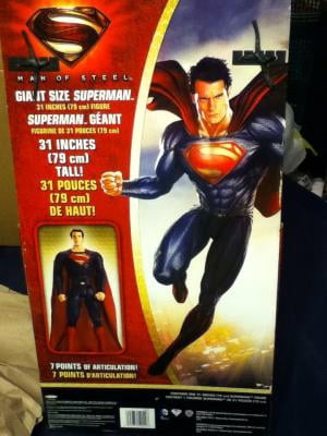 3 foot tall superman action figure