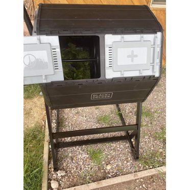 BLACK+DECKER 40 Gallon Dual Chamber Tumbler Composter – BDSTGA9701
