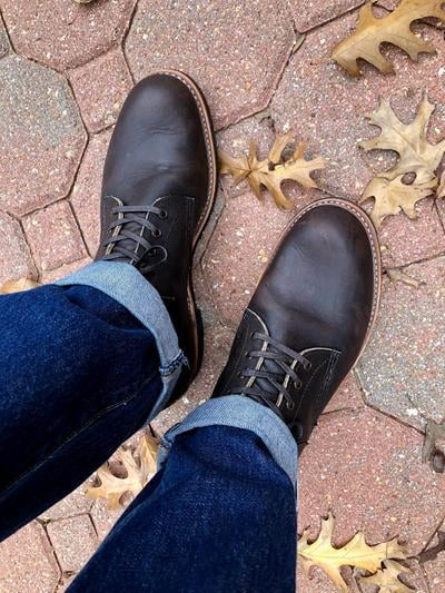 red wing merchant ebony