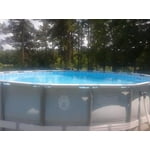 in a swimming pool