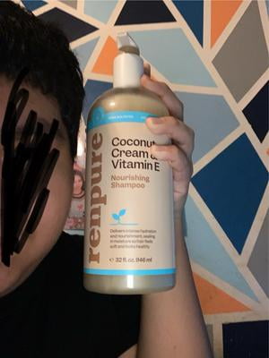 Renpure Coconut Cream Nourishing Shampoo – 32 Unzen (ca. 946 Ml), Pflegend Mit Kokosnuss-Creme – Für Weiches, Gesundes Haar