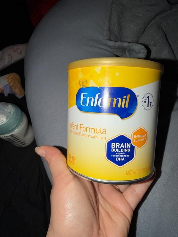 Enfamil Powder Baby Formula with Iron, 21.1 oz ​Can, 4 count
