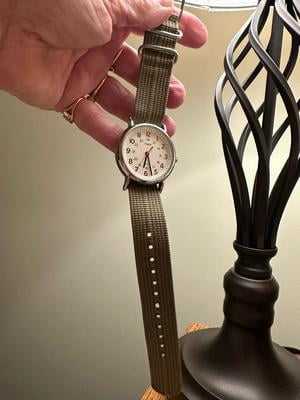 Timex Unisex Weekender 38mm Blue Gray Nylon Slip-Thru Watch