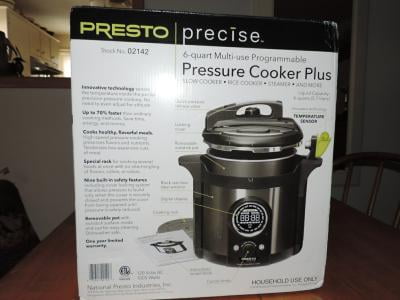 presto precise digital electric pressure canner