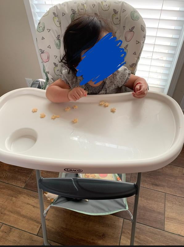 graco high chair slim snacker