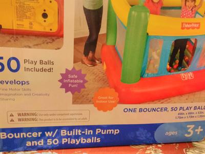 fisher price inflatable bouncer
