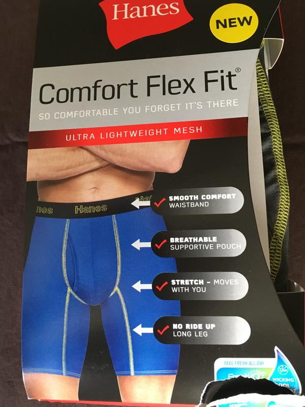 flex stretch boxer briefs walmart