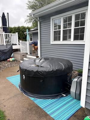 Avenli Oasis 2-3 Person Inflatable Hot Tub Spa + Cover, Rapid