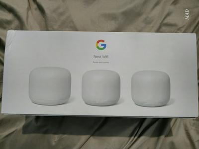 Google, Wi-Fi System, Nest Wifi 3 Pack, Whole Home Coverage