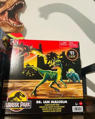 Jurassic Park '93 Classic Dr. Ian Malcolm Glider Escape Pack