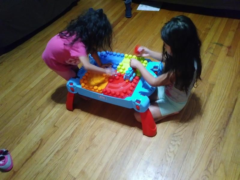 mega bloks wooden table