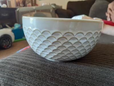 Better Homes Gardens Modern Farmhouse Mix Match 6 Scalloped Cereal Bowl Walmart Com Walmart Com