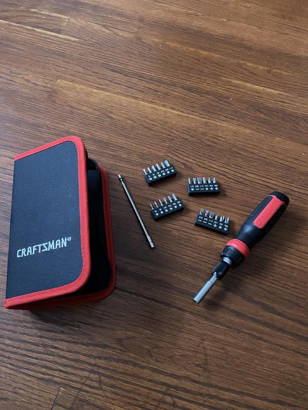 Free Shipping! CRAFTSMAN Ratcheting Screwdriver Set, 26-Piece