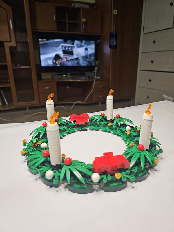 Lego Advent Wreath Lego Holiday Set 40426 Christmas Wreath In