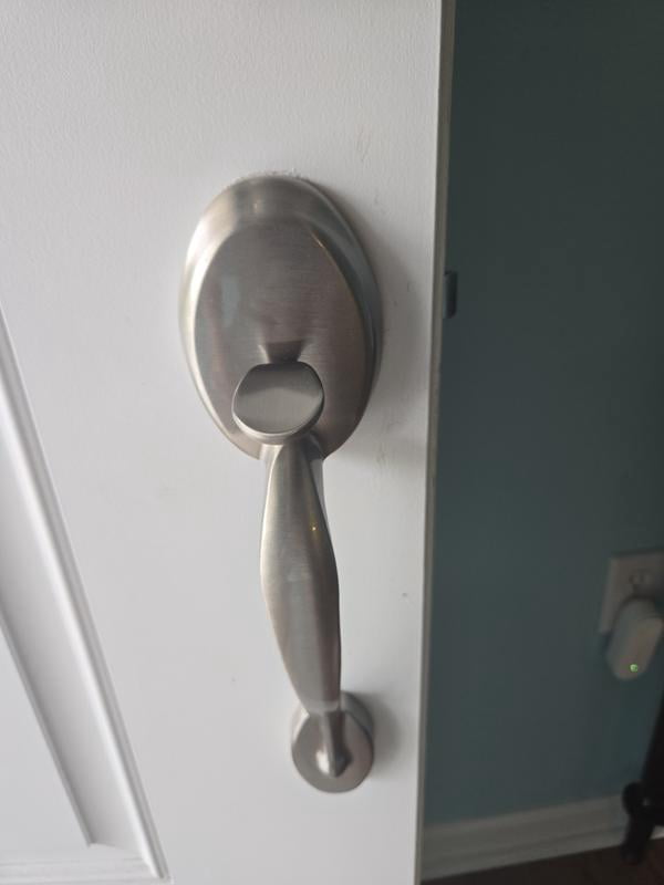 Schlage Plymouth Georgian Entry Locking Handle Set, Single
