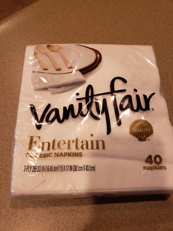 Vanity Fair Entertain Paper Napkins 240 Count Walmart Com Walmart Com