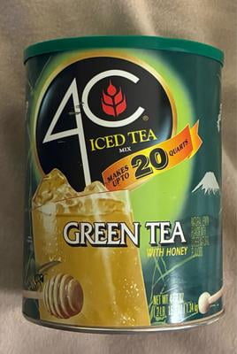4 pack) 4C Drink Mix, Green Tea, 47.2 Oz, 1 Count - Walmart.com