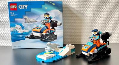 LEGO City Arctic Explorer Snowmobile 60376, Fun Ride Vehicle Toy