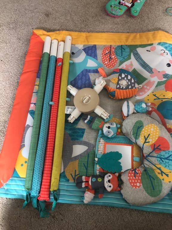 Infantino Milestones & Memories Twist and Fold Gym - Collapsible 4-in-1 Play Mat Stimulating, with 4 Modes and 4 Additional Sensory Toys for Infants and Toddlers, Multicoloured Infantino Milestones & Memories Twist and Fold Gym - Collapsible 4-in-1 Play Mat Stimulating, with 4 Modes and 4 Additional Sensory Toys for Infants and Toddlers, Multicoloured