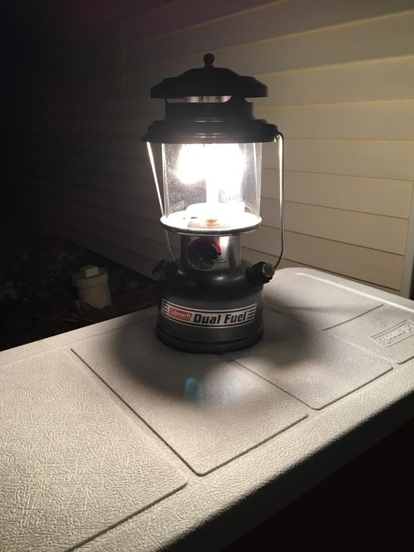 Coleman 700 Lumens Premium Dual Fuel Lantern with Storage Case