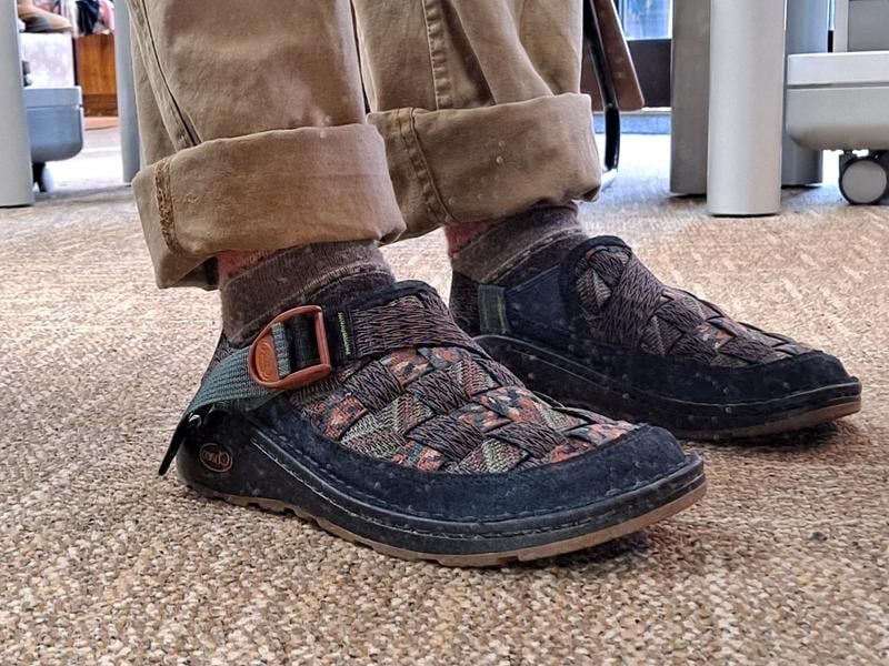Chaco, Men, Canyon Woven Clog, Fade Black & White, 11  display picture 2