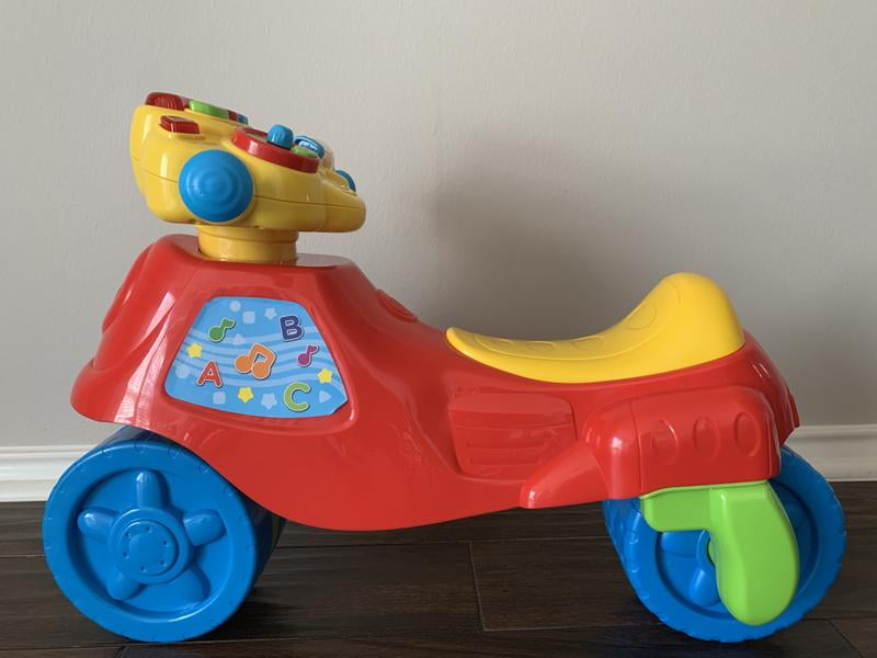 VTech 2 in 1 Learn and Zoom Motorbike Baby Riding Toy for Toddlers Walmart