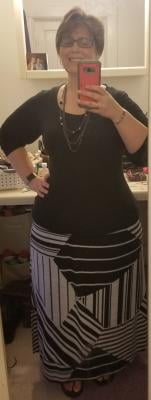 terra and sky maxi skirt