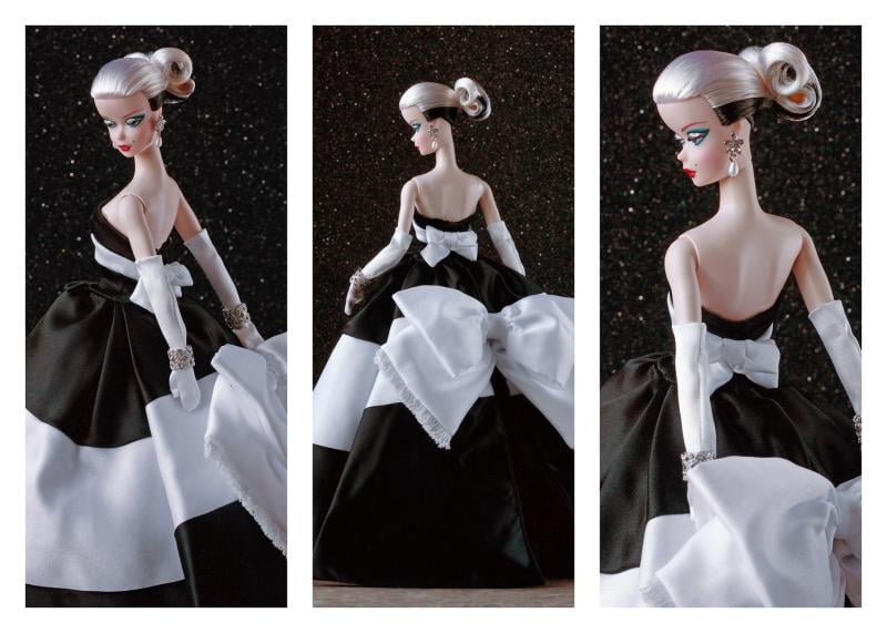 barbie black evening gown