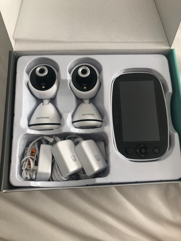 summer infant baby pixel zoom hd duo video monitor