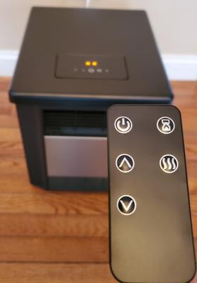 Mainstays 4 Element Infrared Quartz Space 1500W Heater,Indoor,Black,DF1911  - Walmart.com
