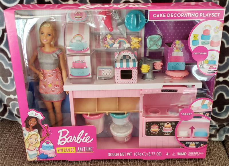 barbie bakery set