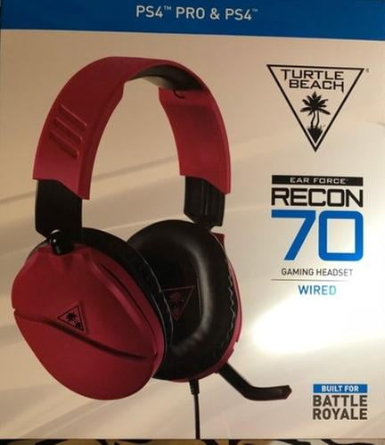 turtle beach headset ps4 red